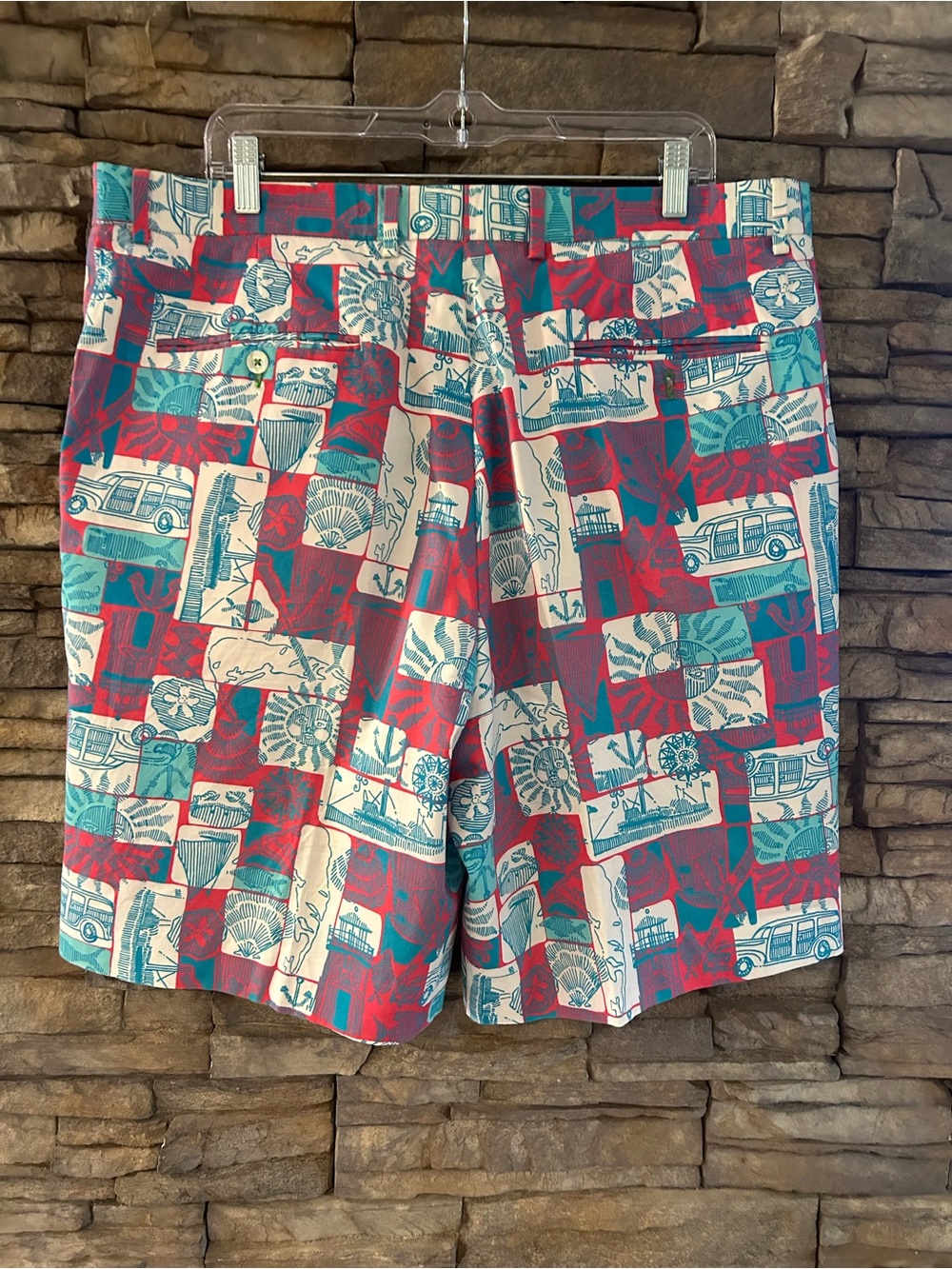 Lilly Pulitzer Mens Everglades Short 38 Rare Nantucket Limited Edition